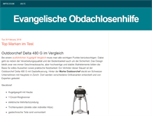 Tablet Screenshot of evangelische-obdachlosenhilfe.de